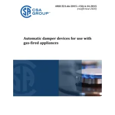 CSA 6.14-2015/ANSI Z21.66-2015 (R2020)