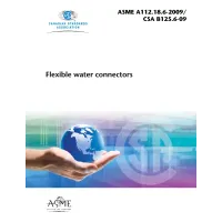 CSA B125.6-09/ASME A112.18.6-09 (R2014)