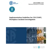CSA Z1005.1:21