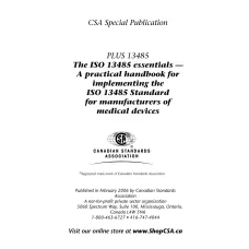CSA PLUS 13485-2006 CSA PLUS 13485-2006