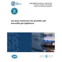 CSA ANSI Z21.101:22/CSA 8.5:22