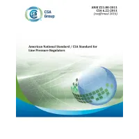 CSA ANSI Z21.80-2011 (R2016)/CSA 6.22-2011 (R2016)
