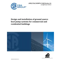 CSA ANSI/CSA/IGSHPA C448 Series-16 (R2021)