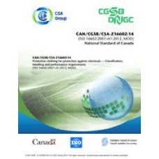 CSA CAN/CGSB/CSA-Z16602:14 CSA CAN/CGSB/CSA-Z16602:14