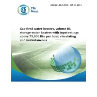 CSA ANSI Z21.10.3-2014/CSA 4.3-2014