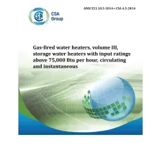 CSA ANSI Z21.10.3-2014/CSA 4.3-2014