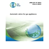CSA ANSI Z21.21-2012/ CSA 6.5-2012