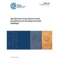 CSA S406-16 (R2021)