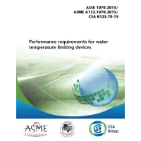 CSA B125.70-15/ASSE 1070-2015/ASME A112.1070-2015