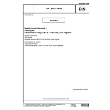 DIN CEN/TS 14796 DIN CEN/TS 14796
