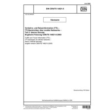 DIN CEN/TS 14821-5 DIN CEN/TS 14821-5
