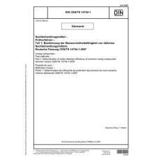 DIN CEN/TS 14754-1 DIN CEN/TS 14754-1