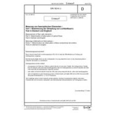 DIN 58141-1 - DRAFT