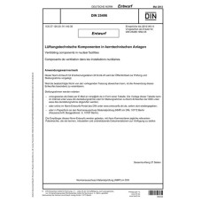 DIN 25496 - DRAFT DIN 25496 - DRAFT
