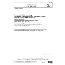 DIN CEN/TS 16331 DIN CEN/TS 16331