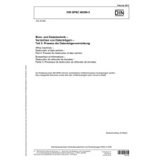 DIN SPEC 66399-3 DIN SPEC 66399-3