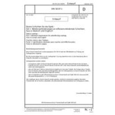 DIN 58197-1 - DRAFT