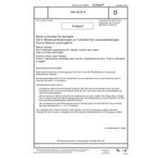 DIN 58197-4 - DRAFT DIN 58197-4 - DRAFT