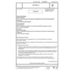 DIN 58905-1 - DRAFT DIN 58905-1 - DRAFT
