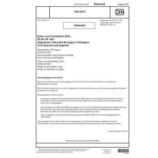 DIN 8075 - DRAFT DIN 8075 - DRAFT