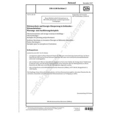 DIN 4108 Supplement 2 - DRAFT DIN 4108 Supplement 2 - DRAFT
