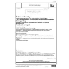 DIN 58959-6 Supplement 1 DIN 58959-6 Supplement 1