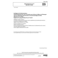 DIN CEN ISO/TS 21177 DIN CEN ISO/TS 21177
