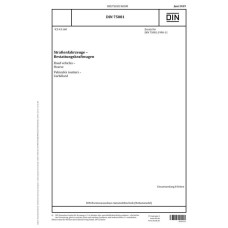 DIN 75081:2019 DIN 75081:2019