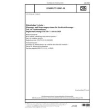 DIN CEN/TS 13149-10:2020 DIN CEN/TS 13149-10:2020