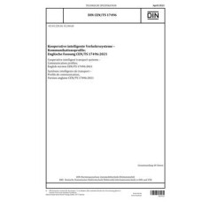 DIN CEN/TS 17496:2021 DIN CEN/TS 17496:2021