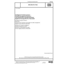 DIN CEN/TS 17466:2021 DIN CEN/TS 17466:2021