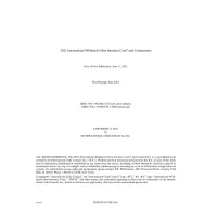ICC IWUIC-2021 Commentary