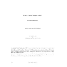 ICC IRC-2018 Vol. 1 Commentary