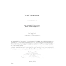 ICC IFGC-2021 Commentary