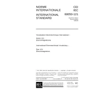 IEC 60050-121 Ed. 2.0 b:1998