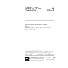 IEC 62014-1 Ed. 1.0 en:2001 IEC 62014-1 Ed. 1.0 en:2001