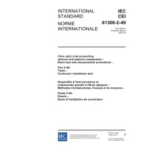 IEC 61300-2-49 Ed. 1.0 b:2007 IEC 61300-2-49 Ed. 1.0 b:2007