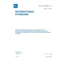 IEC 61249-4-1 Ed. 1.0 en:2008 IEC 61249-4-1 Ed. 1.0 en:2008