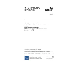 IEC 62055-31 Ed. 1.0 en:2005 IEC 62055-31 Ed. 1.0 en:2005