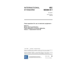 IEC 60384-9-1 Ed. 2.0 en:2005 IEC 60384-9-1 Ed. 2.0 en:2005