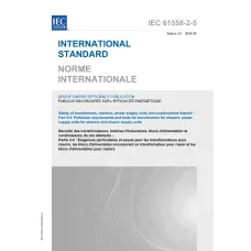 IEC 61558-2-5 Ed. 3.0 b:2024 IEC 61558-2-5 Ed. 3.0 b:2024
