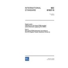 IEC 61937-5 Ed. 1.0 en:2002 IEC 61937-5 Ed. 1.0 en:2002