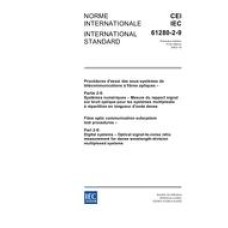 IEC 61280-2-9 Ed. 1.0 b:2002