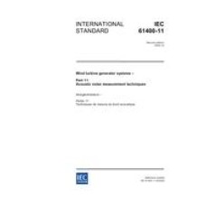 IEC 61400-11 Ed. 2.0 en:2002