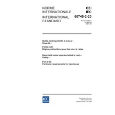 IEC 60745-2-20 Ed. 1.0 b:2003 IEC 60745-2-20 Ed. 1.0 b:2003