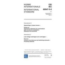 IEC 60947-5-2 Amd.2 Ed. 2.0 b:2003 IEC 60947-5-2 Amd.2 Ed. 2.0 b:2003