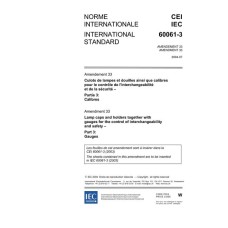 IEC 60061-3 Amd.33 Ed. 3.0 b:2004