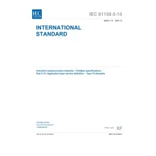 IEC 61158-5-15 Ed. 1.0 en:2007 IEC 61158-5-15 Ed. 1.0 en:2007