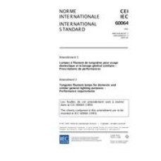 IEC 60064 Amd.3 Ed. 6.0 b:2005 IEC 60064 Amd.3 Ed. 6.0 b:2005