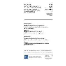 IEC 61189-3 Amd.1 Ed. 1.0 b:2006 IEC 61189-3 Amd.1 Ed. 1.0 b:2006